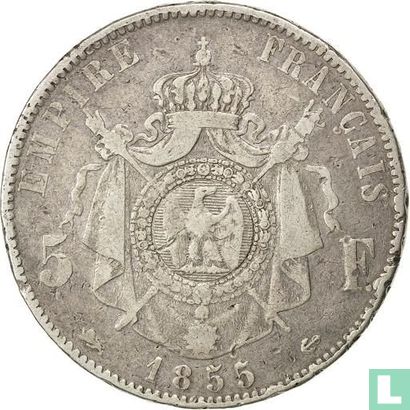 Frankrijk 5 francs 1855 (D) - Afbeelding 1