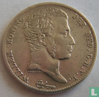 Pays-Bas ½ gulden 1822 (avec MICHAUT) - Image 2