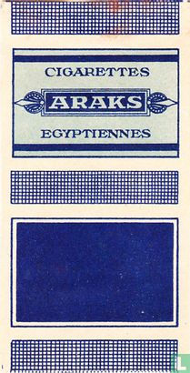 Cigarettes Araks Egyptiennes