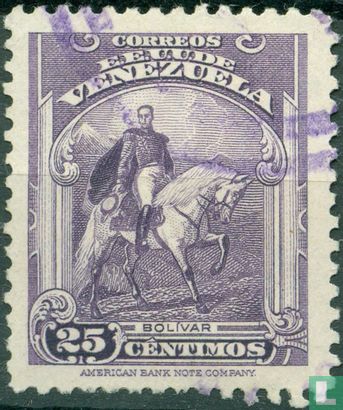 Bolivar zu Pferde