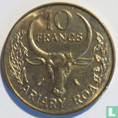 Madagascar 10 francs 1972 "FAO" - Image 2