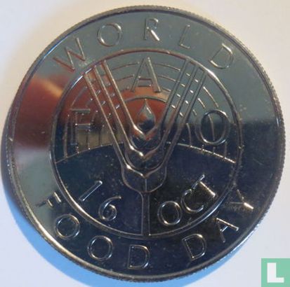 États des Caraïbes orientales 10 dollars 1981 (cuivre-nickel) "FAO - World Food Day" - Image 2