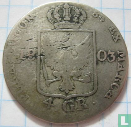 Pruisen 4 groschen 1803 (A) - Afbeelding 1