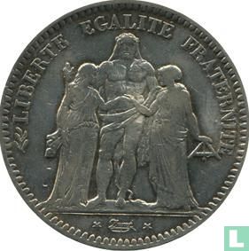 France 5 francs 1849 (Hercules - BB) - Image 2