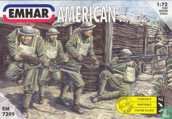 American WW1 Infantry 'Doughboy's' - Afbeelding 1