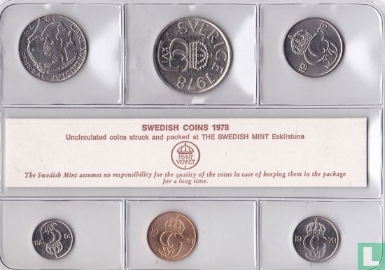 Zweden jaarset 1978 (engels) - Afbeelding 1
