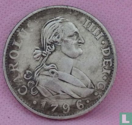 Mexico 2 reales 1796 - Afbeelding 1
