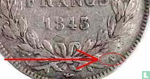 Frankrijk 5 francs 1843 (A) - Afbeelding 3
