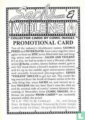 Sachs & Violens Promotonal Card - Afbeelding 2