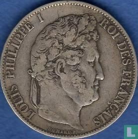 France 5 francs 1844 (BB) - Image 2