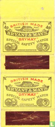 Bryant & May's - "Brymay" 4p