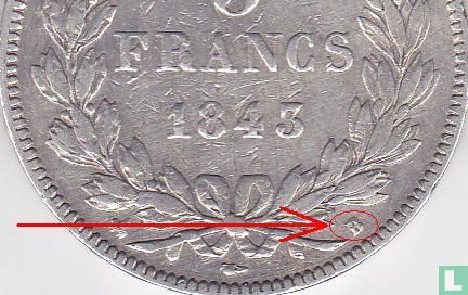 France 5 francs 1843 (B) - Image 3
