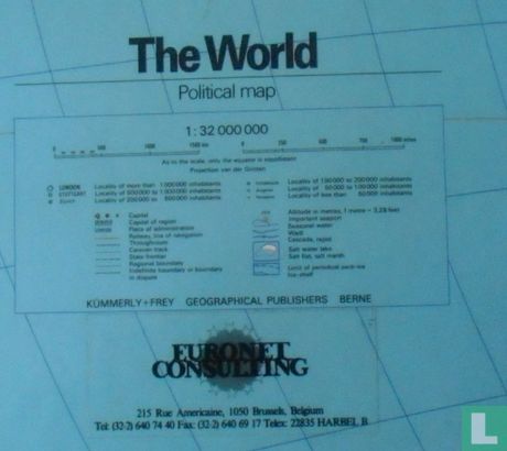 Wereldkaart - The World Political Map - Afbeelding 2