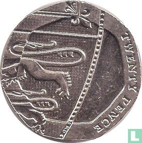 United Kingdom 20 pence 2015 (with IRB) - Image 2