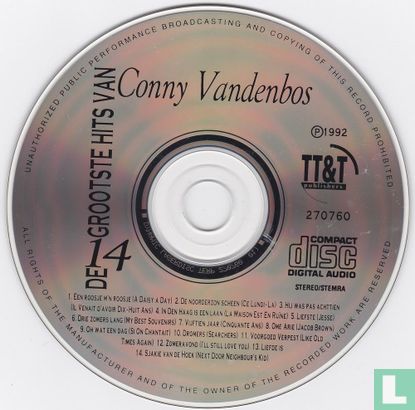 De 14 grootste hits van Conny Vandenbos - Afbeelding 3