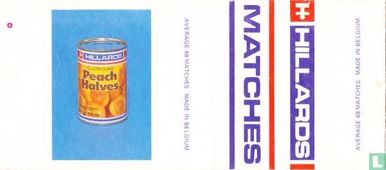 Hillards matches - Peach Halves