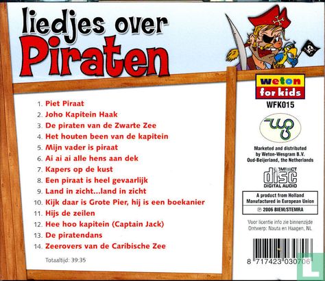 Liedjes over Piraten - Afbeelding 2