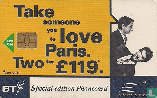 Eurostar 3/3, Take someone you love to Paris - Afbeelding 1