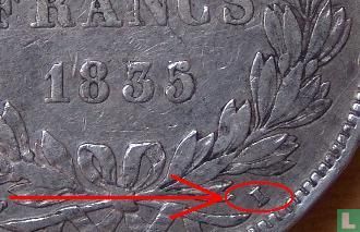 France 5 francs 1835 (I) - Image 3
