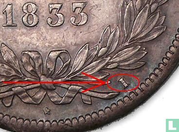 Frankrijk 5 francs 1833 (I) - Afbeelding 3