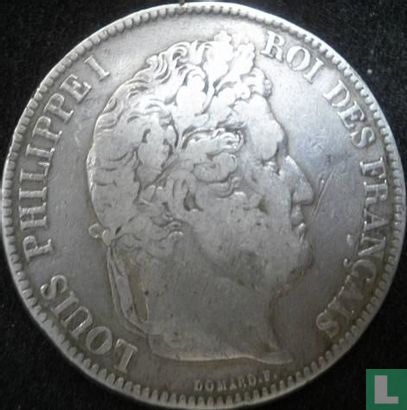 France 5 francs 1833 (BB) - Image 2