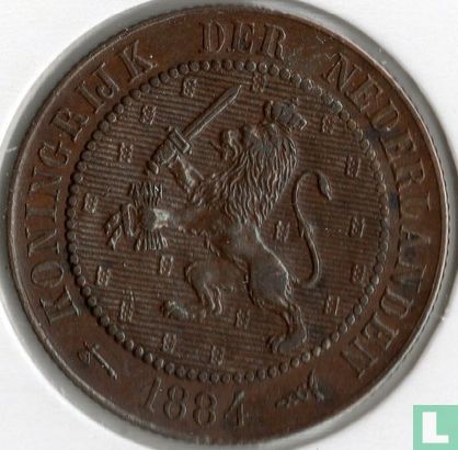 Netherlands 2½ cents 1884 - Image 1