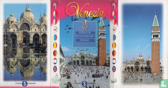 Venetië souvenir postkaarten 20 stuks met 50 foto's - Afbeelding 1