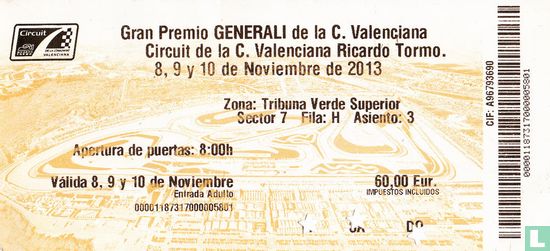 Grand Prix Valencia MotoGP 2013