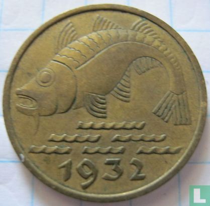 Danzig 10 pfennig 1932 - Image 1