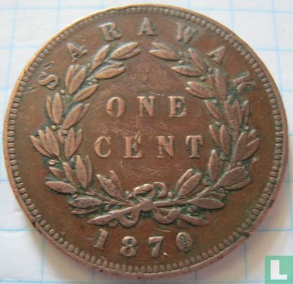 Sarawak 1 cent 1870 - Image 1