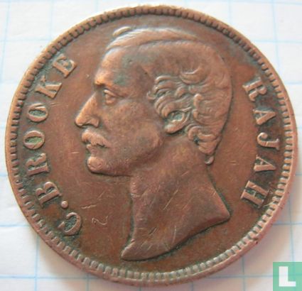 Sarawak 1 cent 1870 - Image 2