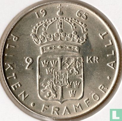 Schweden 2 Kronor 1965 - Bild 1