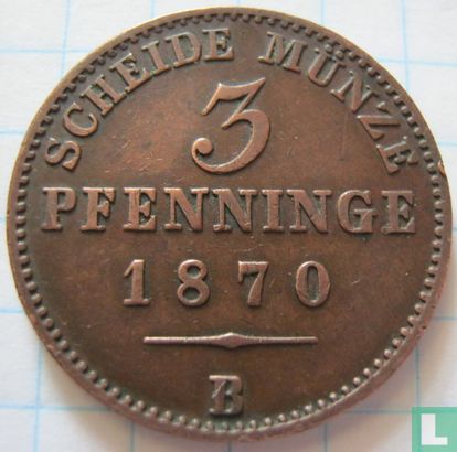 Preußen 3 Pfenninge 1870 (B) - Bild 1