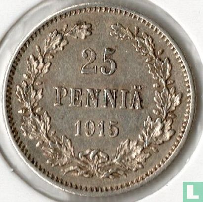 Finland 25 penniä 1915 - Image 1