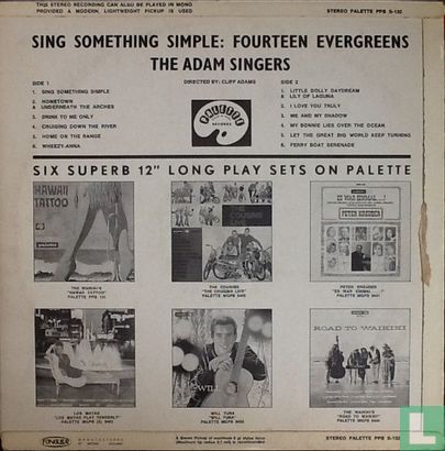 "Sing something simple: fourteen evergreens" - Image 2
