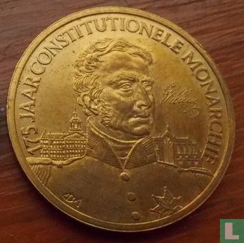Netherlands  175 jaar Constitutionele Monarchie (brass)  1989 - Afbeelding 2