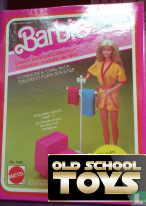 Barbie Dream Furture Collection Commode & Towel Rack