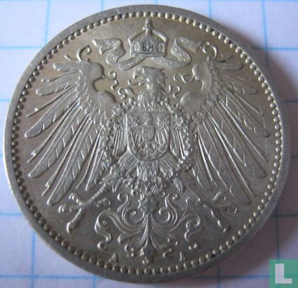 German Empire 1 mark 1914 (A) - Image 2