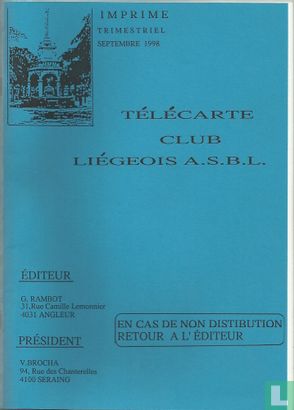 Télécarte Club Liégeois A.S.B.L. 09 - Bild 1