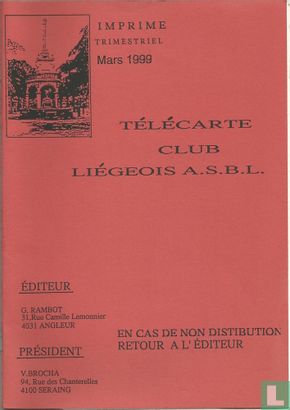 Télécarte Club Liégeois A.S.B.L. 03 - Afbeelding 1