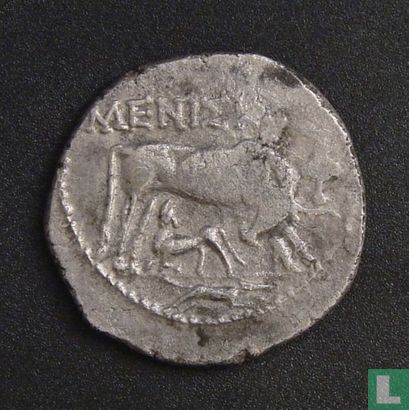 Dyrrhachium, Illyrië, AR Drachme, 250-200 BC, Magistraten Meniskos en Filota - Image 1