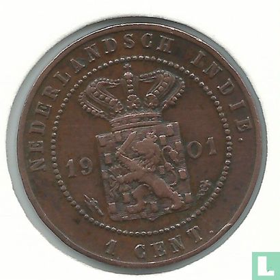 Indes néerlandaises 1 cent 1901 - Image 1