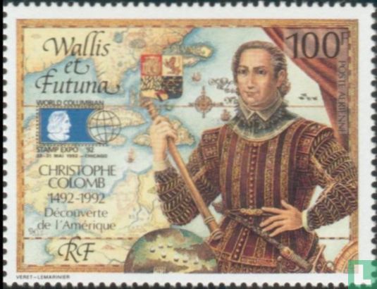 Exposition universelle de timbres sur Colomb