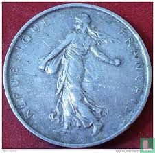 Frankrijk 5 francs 1968 - Afbeelding 2