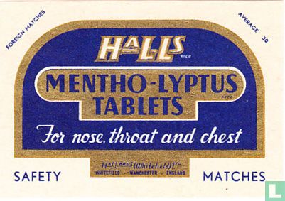 Halls - Mentho-Lyptus tablets
