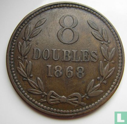 Guernsey 8 Doubles 1868 - Bild 1