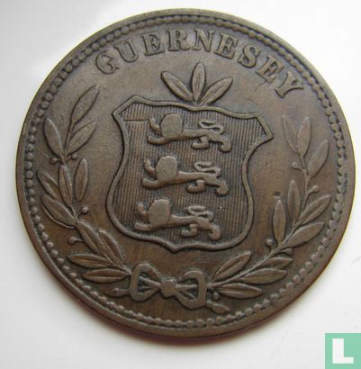 Guernsey 8 Doubles 1868 - Bild 2