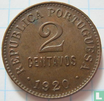 Portugal 2 centavos 1920 - Afbeelding 1