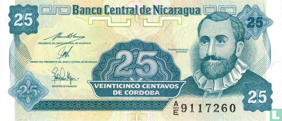 Nicaragua 25 Centavos - Afbeelding 1