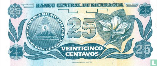 Nicaragua 25 Centavos - Image 2